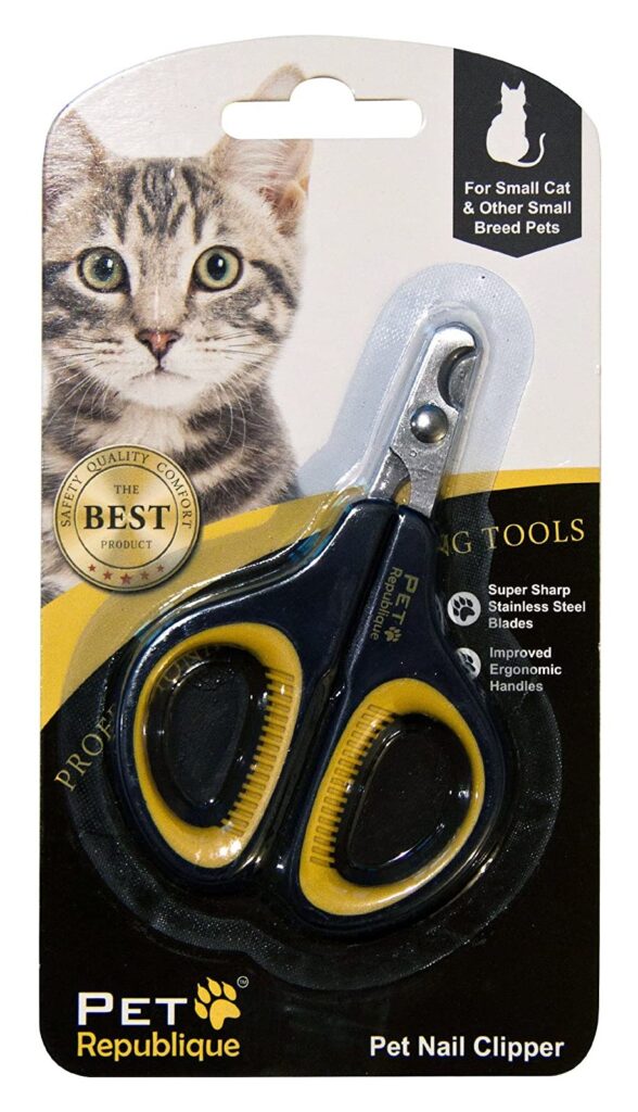 Pet Republique Cat Nail Clippers – Professional Claw Trimmer for Cat, Kitten, Hamster, & Small Breed Animals
