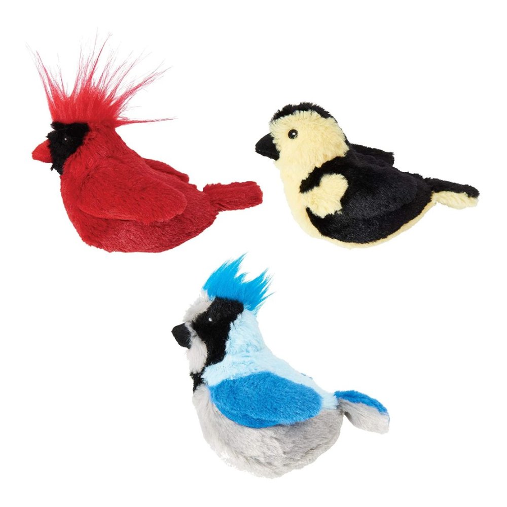SPOT Song Birds Catnip Cat Toy with Sound