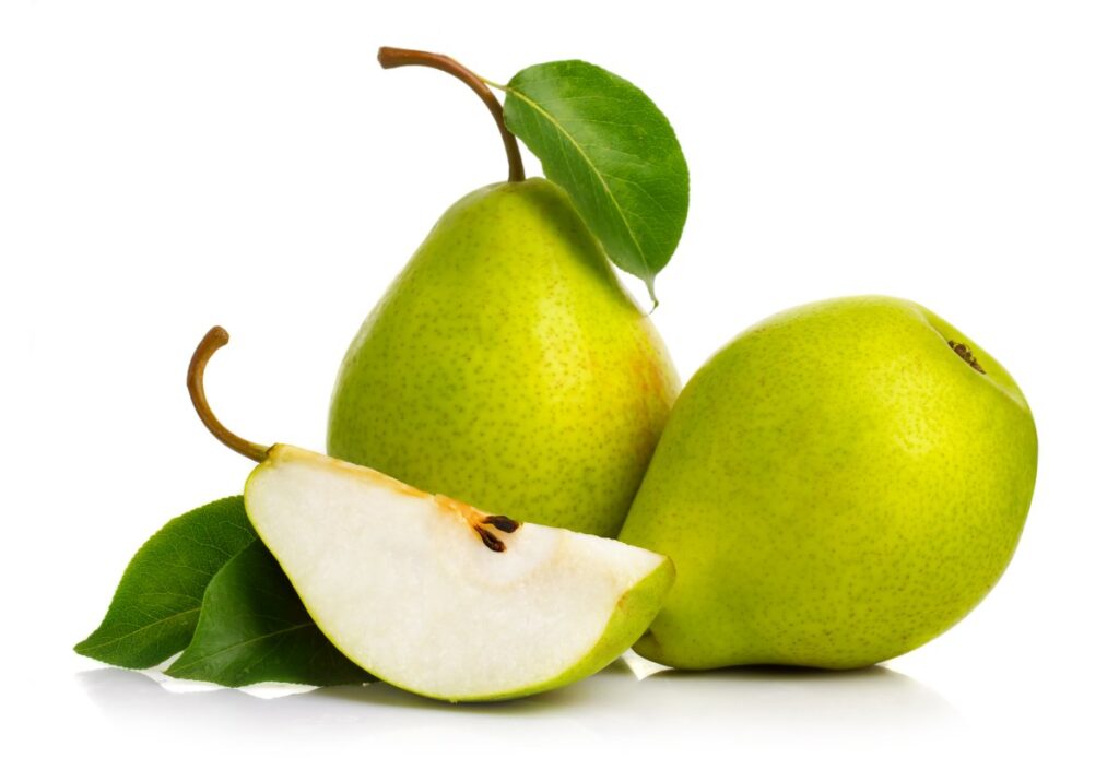 Ripe green pears