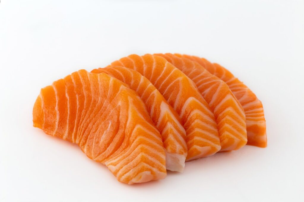 Fresh raw salmon fillet